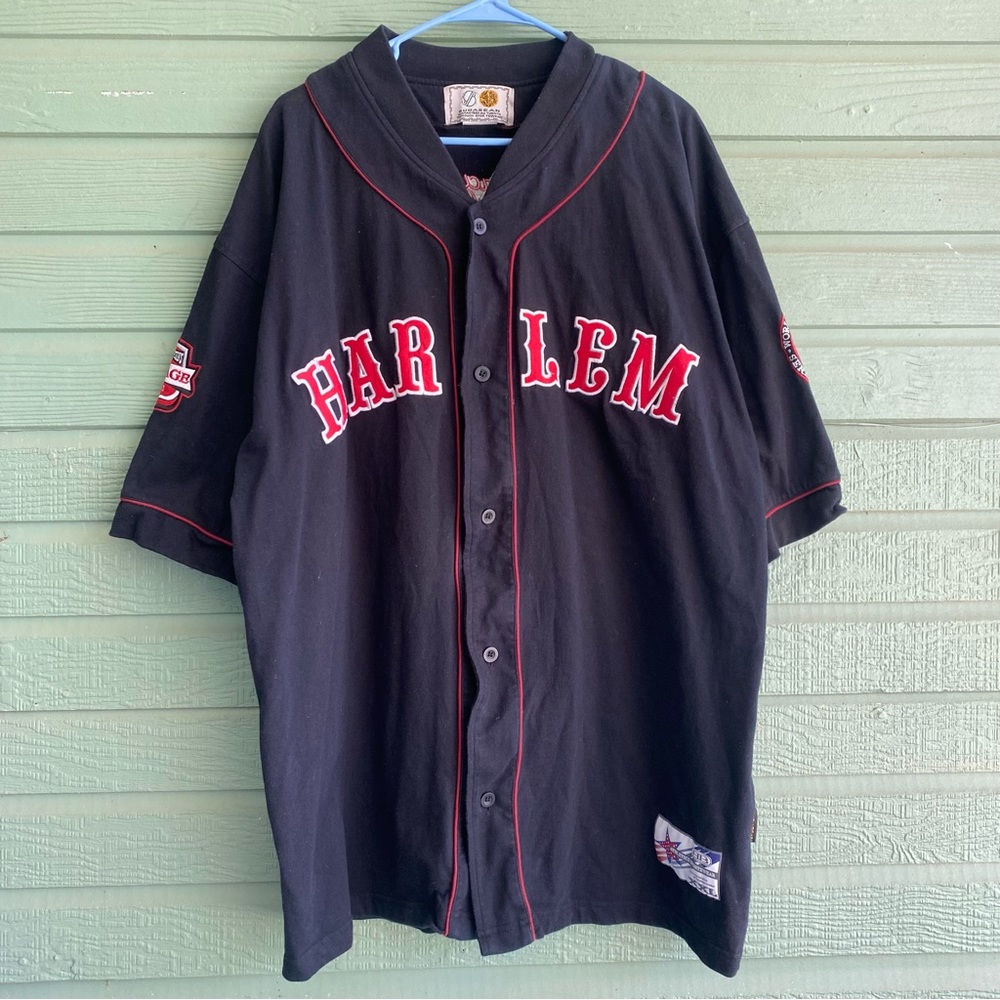 Vintage Budabean Authentic Harlem Baseball Jersey